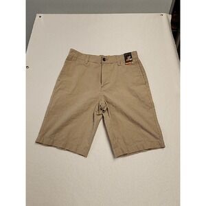 Amplify Men's Size 32 Chino Shorts  Brown Cotton Dress Shorts New